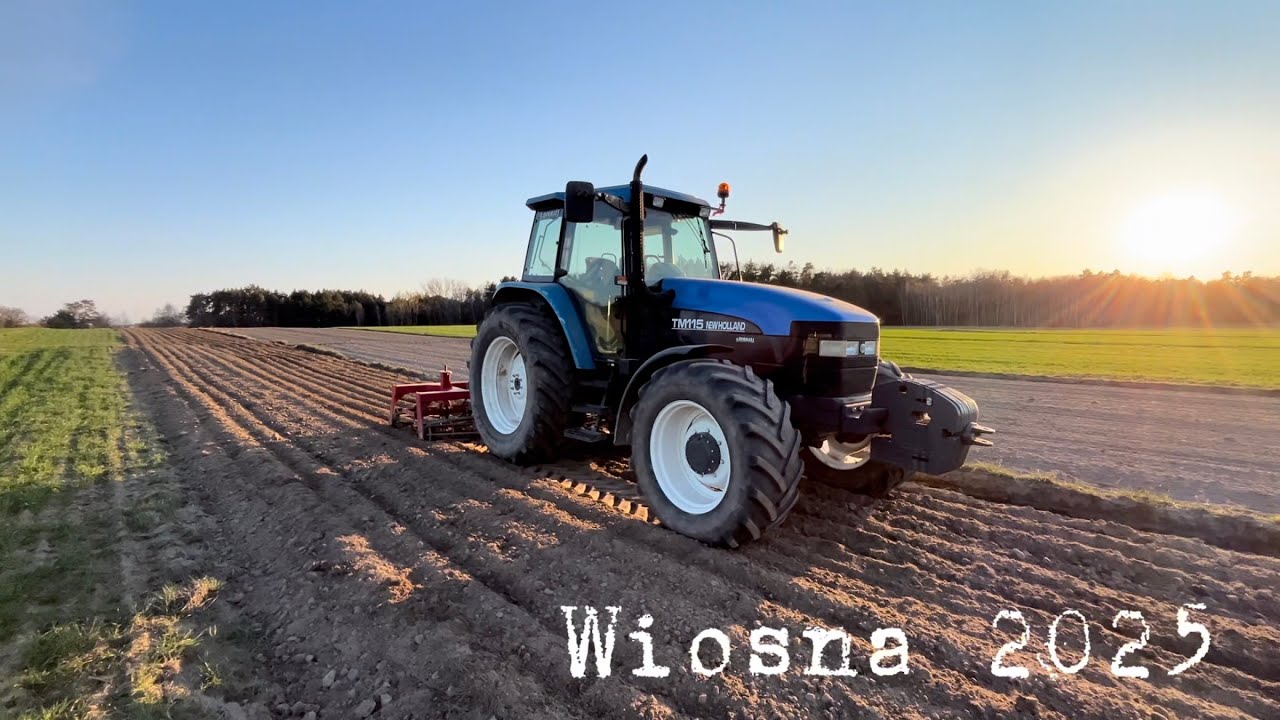 Wiosna 2025 - Nawozy - Uprawa - Opryski / Ursus c-360 3p / New Holland TM115 / T-25