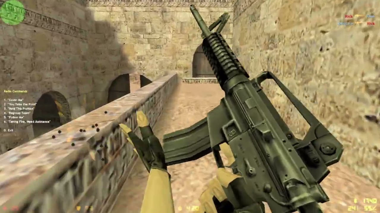 CS 1.6 con Bots día 19, la partida mas pareja parte 2, En Experto
