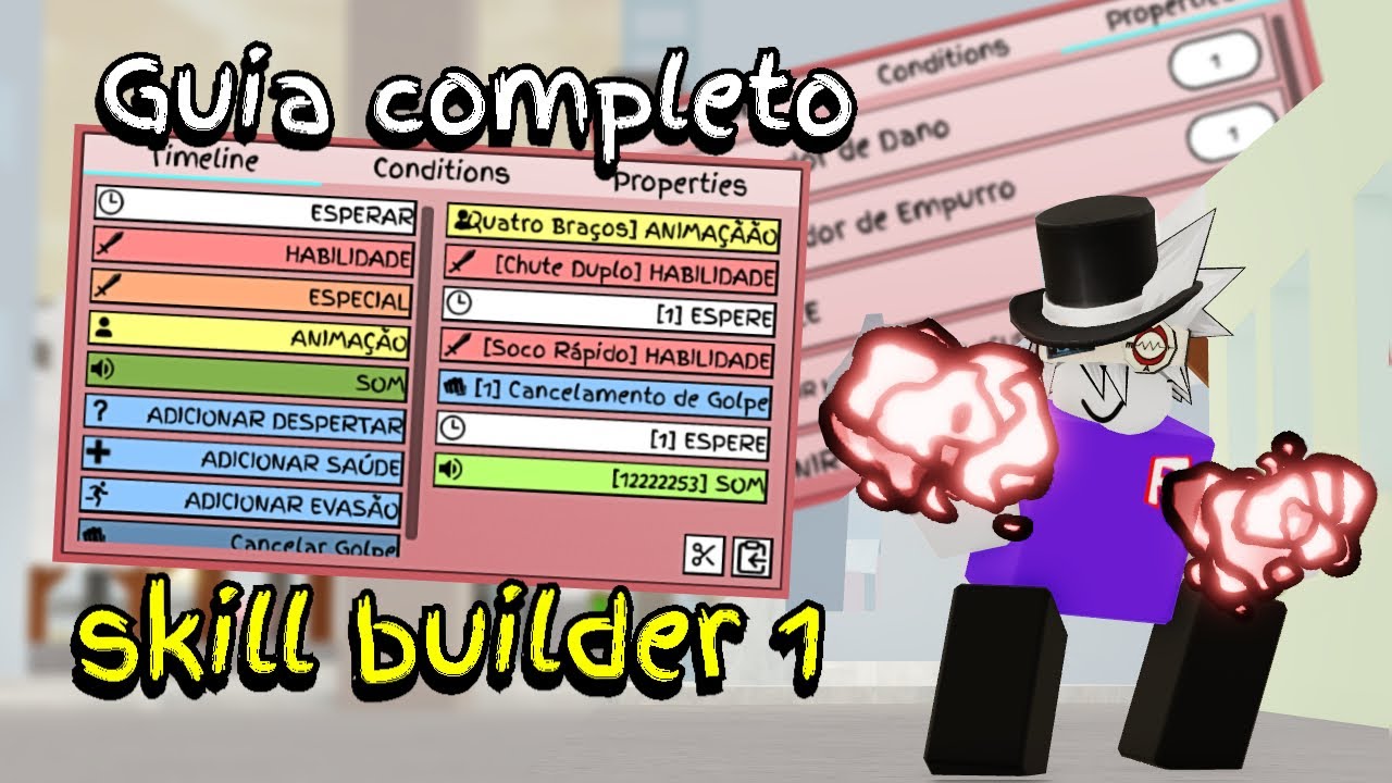 Como usar o skill builder PARTE 1 || jujutsu shenanigans ||
