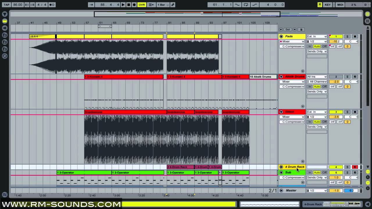 Sidechain Compression With Ableton's Returns