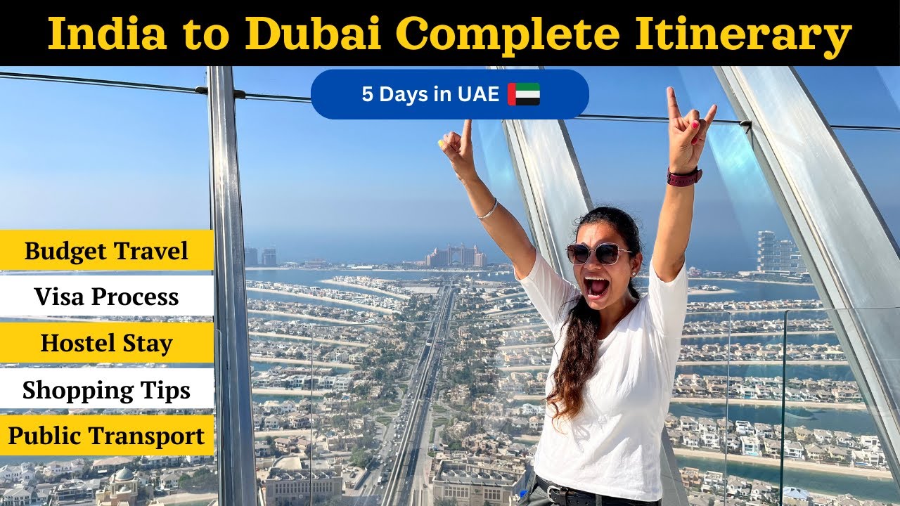 5 Days in Dubai - Itinerary With Cost | India to Dubai Travel Guide 2025 | Dubai on a Budget