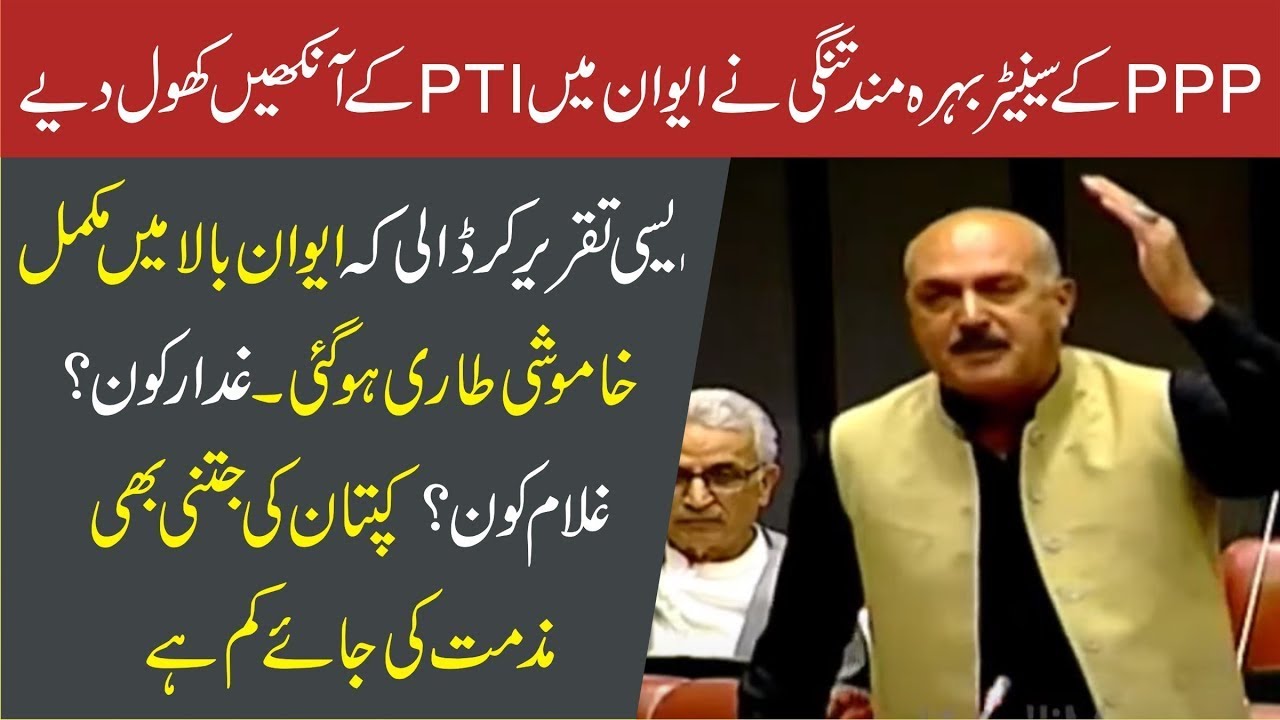PPP Bahramand Khan Tangi 1st Time Unique Speech In Senate Of Pakistan | Daily Qudrat