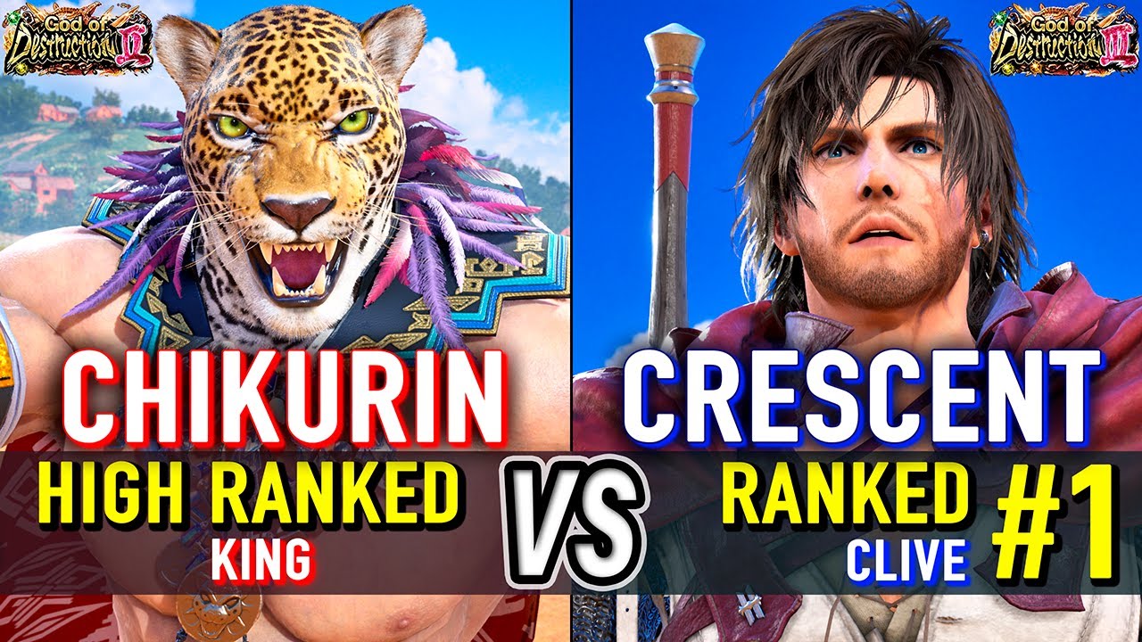 T8 🔥 CHIKURIN (King) vs CRESCENT (#1 Ranked Clive) 🔥 Tekken 8 High Level Gameplay