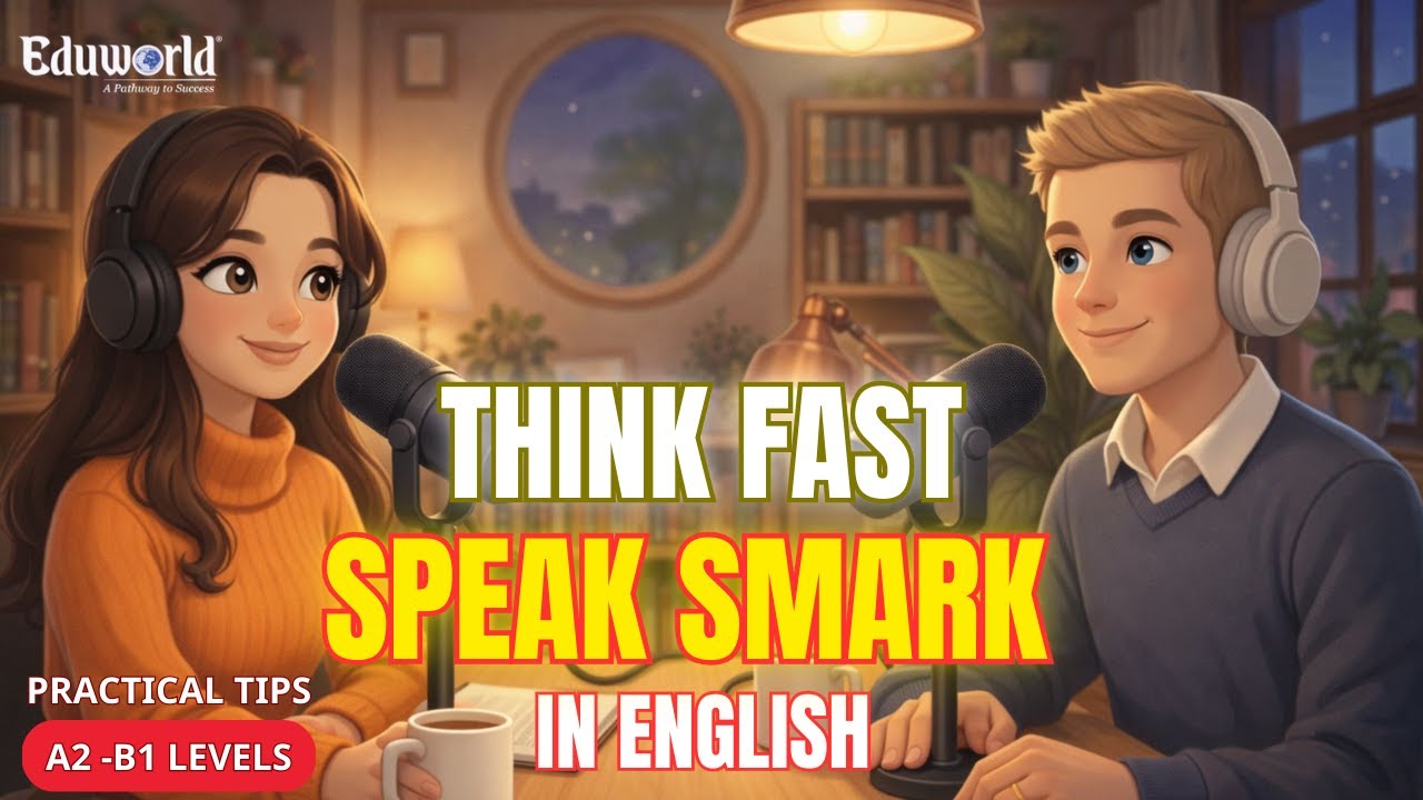 How to Think Fast & Speak Smart | Stop Freezing in English Conversation | Learn English Fast