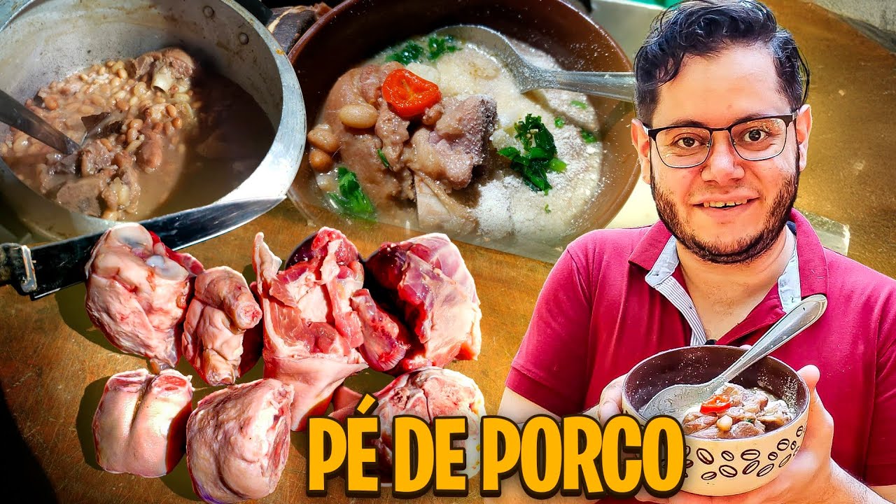 Pé de Porco e Feijão no Fogão a Lenha #fyp #fy #comida #receitas