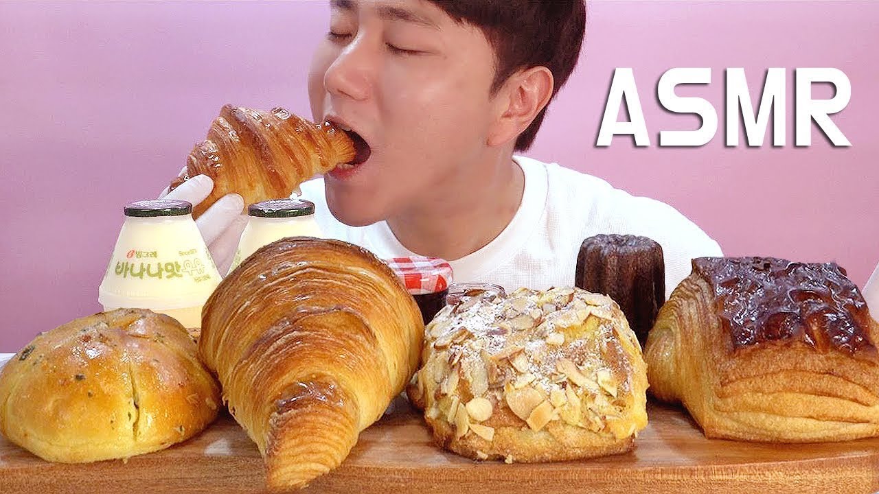 뺑드포레 5가지 종류 빵 디저트먹방 리얼사운드 Dessert Mukbang