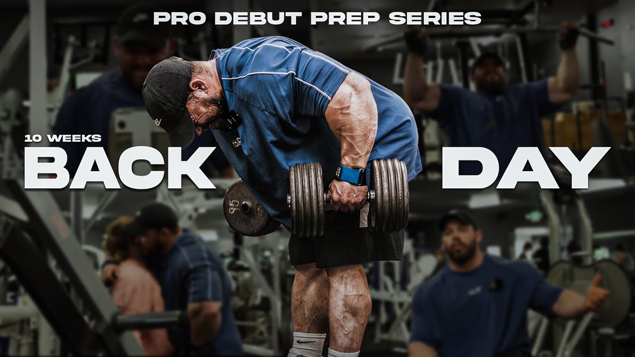 BACK DAY | 10 Weeks Out |  Pro Debut Prep Series | IFBB Pro Justin Shier