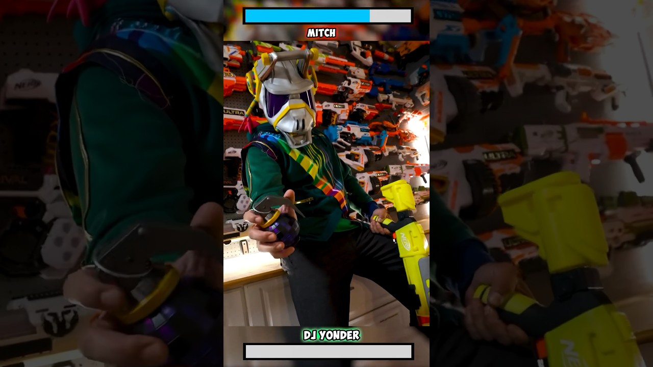 FORTNITE NERF BATTLE | Mitch Vs DJ Yonder