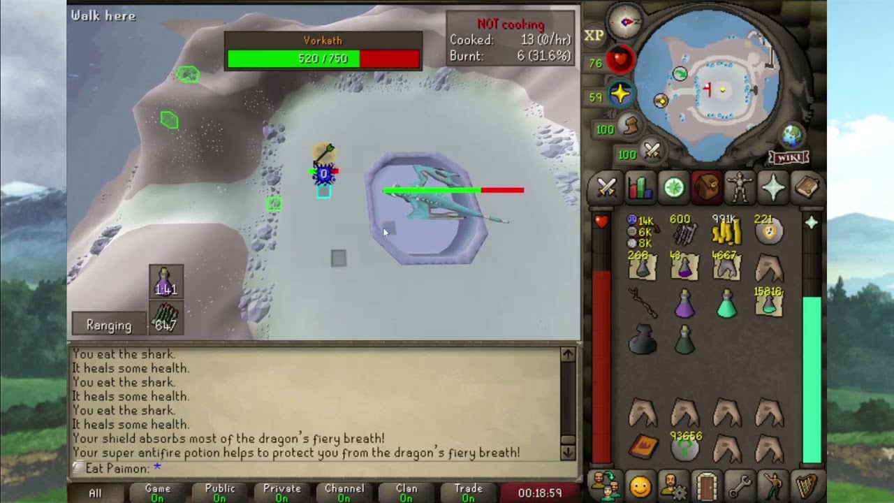 me sucking (how to be terrible at Vorkath in 2026) [see description for guide details]