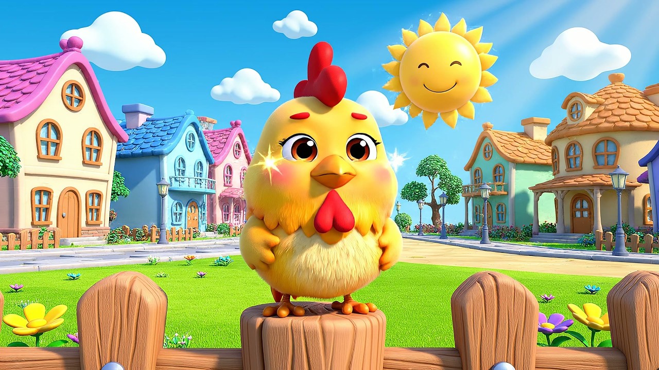 Cock a Doodle Doo Sunrise Balloon Ride | Morning Adventure & Farm Songs for Kids