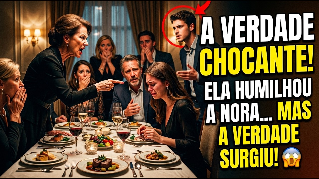 A Sogra Humilhou a Nora na Frente de Todos… Mas Um Convidado Revelou a Verdade! 😳🔥💔