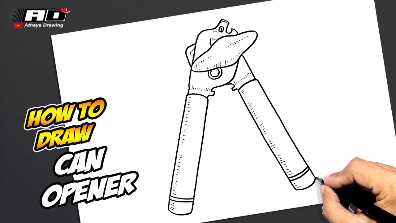 How to draw Can Opener