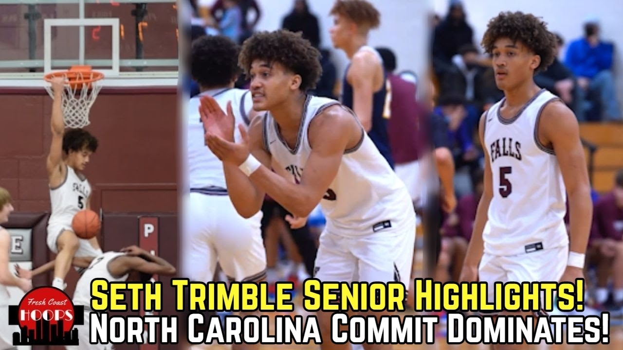 Seth Trimble Senior Highlights! North Carolina Commit Is The Truth!