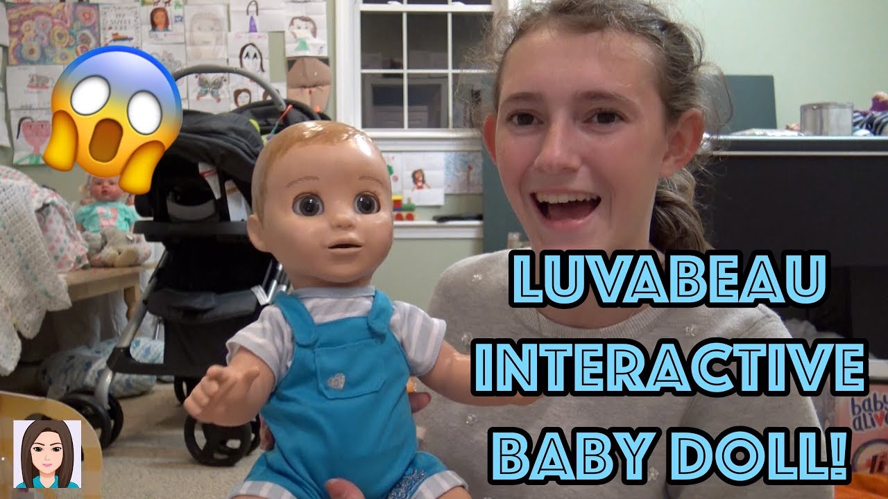 Luvabeau Baby Doll Review! Moves Like Real Baby! Interactive Doll!