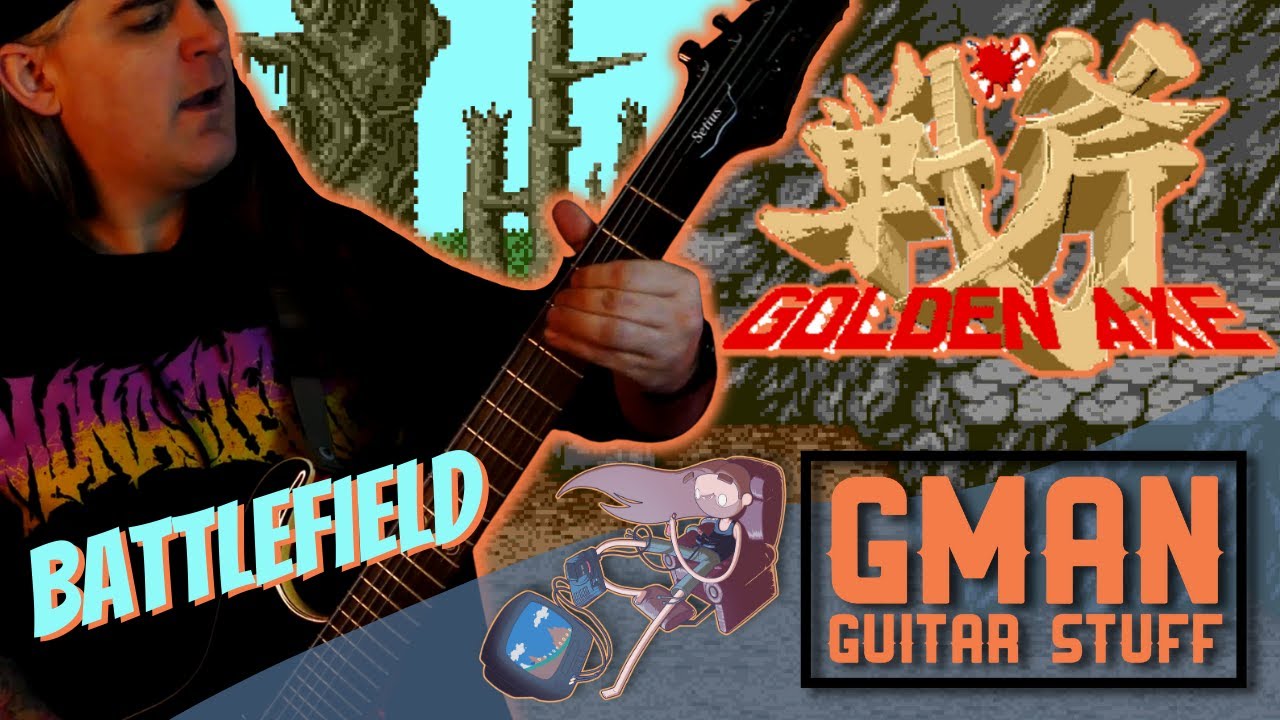 Battlefield - Golden Axe Metal Cover || Gman Guitar Stuff #goldenaxe