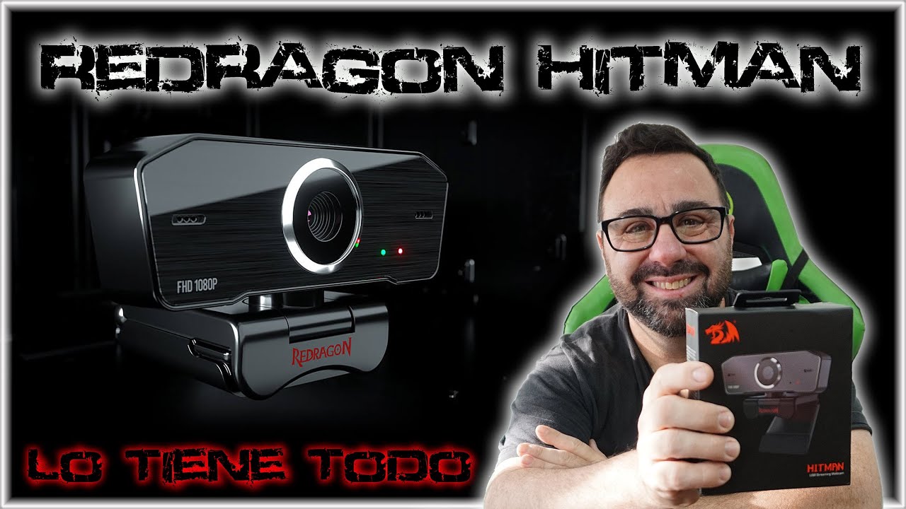 Con esas extras necesarias - Webcam Redragon Hitman