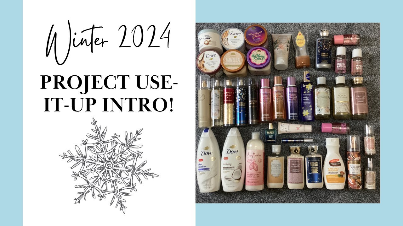 WINTER 2024 PROJECT USE-IT-UP INTRO! | All 38 items I want to FINISH this winter!