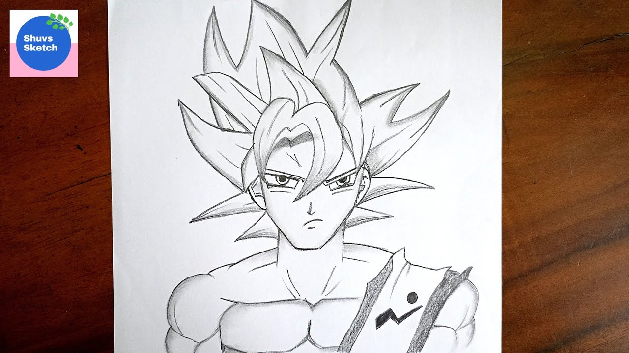 How to Draw Goku Step by Step || Easy Drawing Ideas for Beginners || Anime Drawing Tutorial