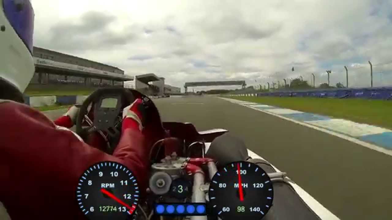 Superkart Donington July 2014 Race 2 - First corner crash!