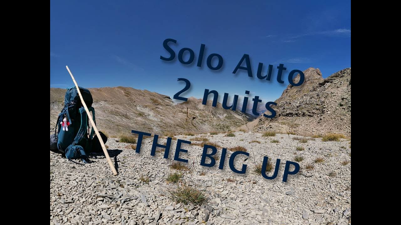 Puy de la Sèche face nord camp autonome seule 2 nuits en montagne !