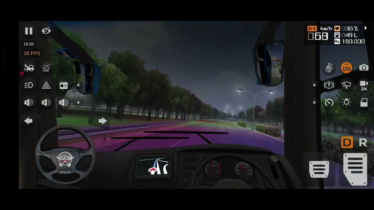Bus simulator : Indonesia mobile gameplay l zukks games l bus simulator game 