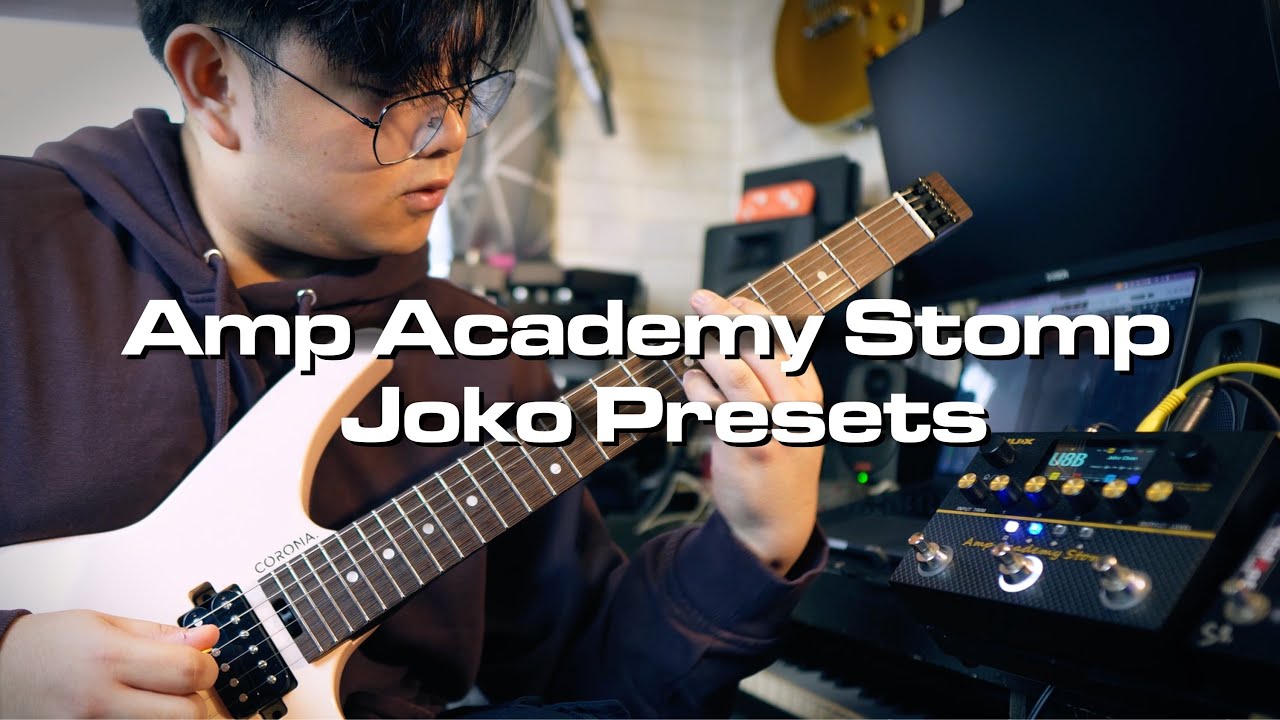 Amp Academy Stomp - Factory Presets Demo | Joko F8A-F8C