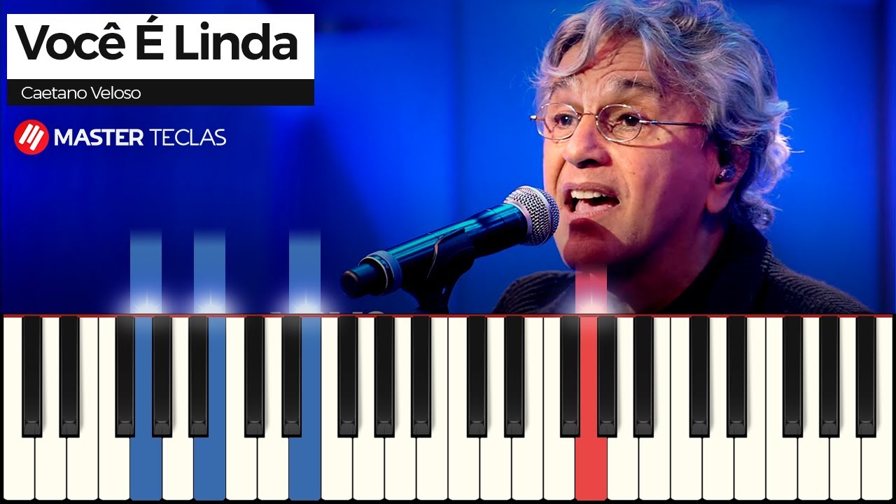 Você É Linda - Caetano Veloso | Piano Tutorial