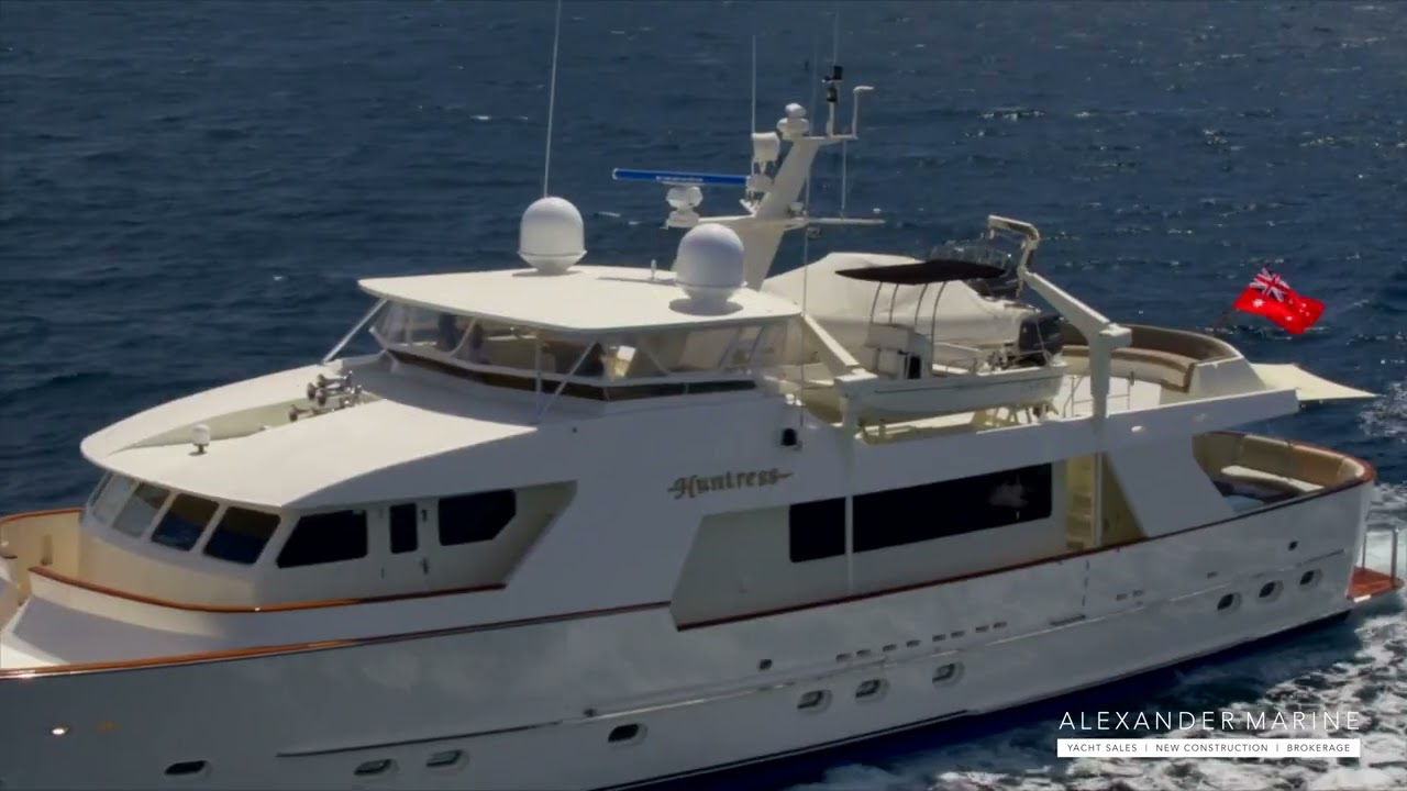 100ft Motor Yacht 'Huntress'  | Alexander Marine