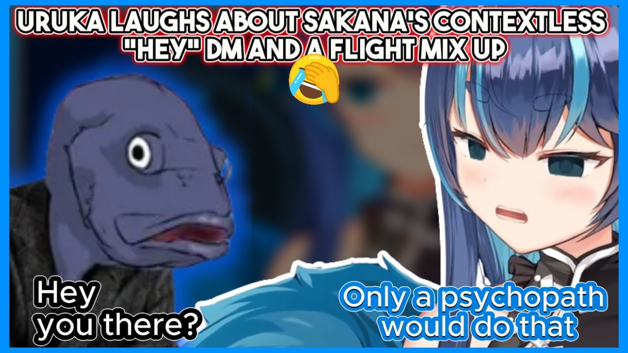 Uruka Talks About Sakana’s Random “Hey” DM & a Funny Flight Miscommunication 🫣| Fujikura Uruka Clips