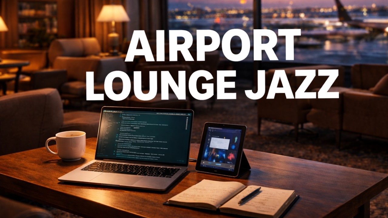 Airport Lounge Jazz &mdash; Relaxing Travel Lounge Music for Work & Reading (3 Hours)