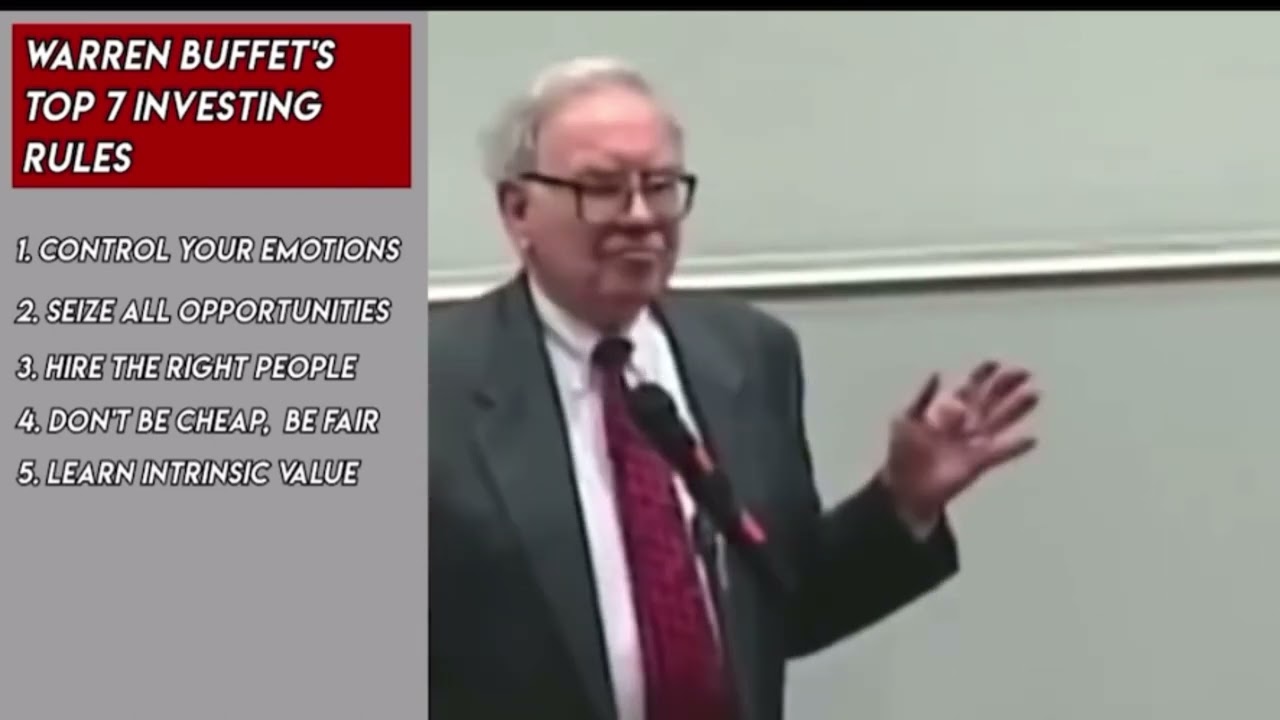 WARREN BUFFETT TOP 7 INVESTMENT RULES (MUST WATCH) #stocksonthego