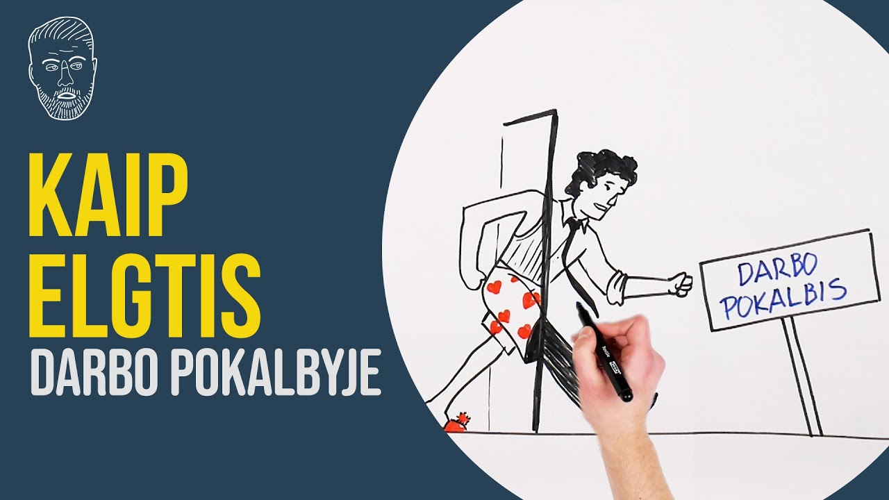 KAIP ELGTIS DARBO POKALBYJE