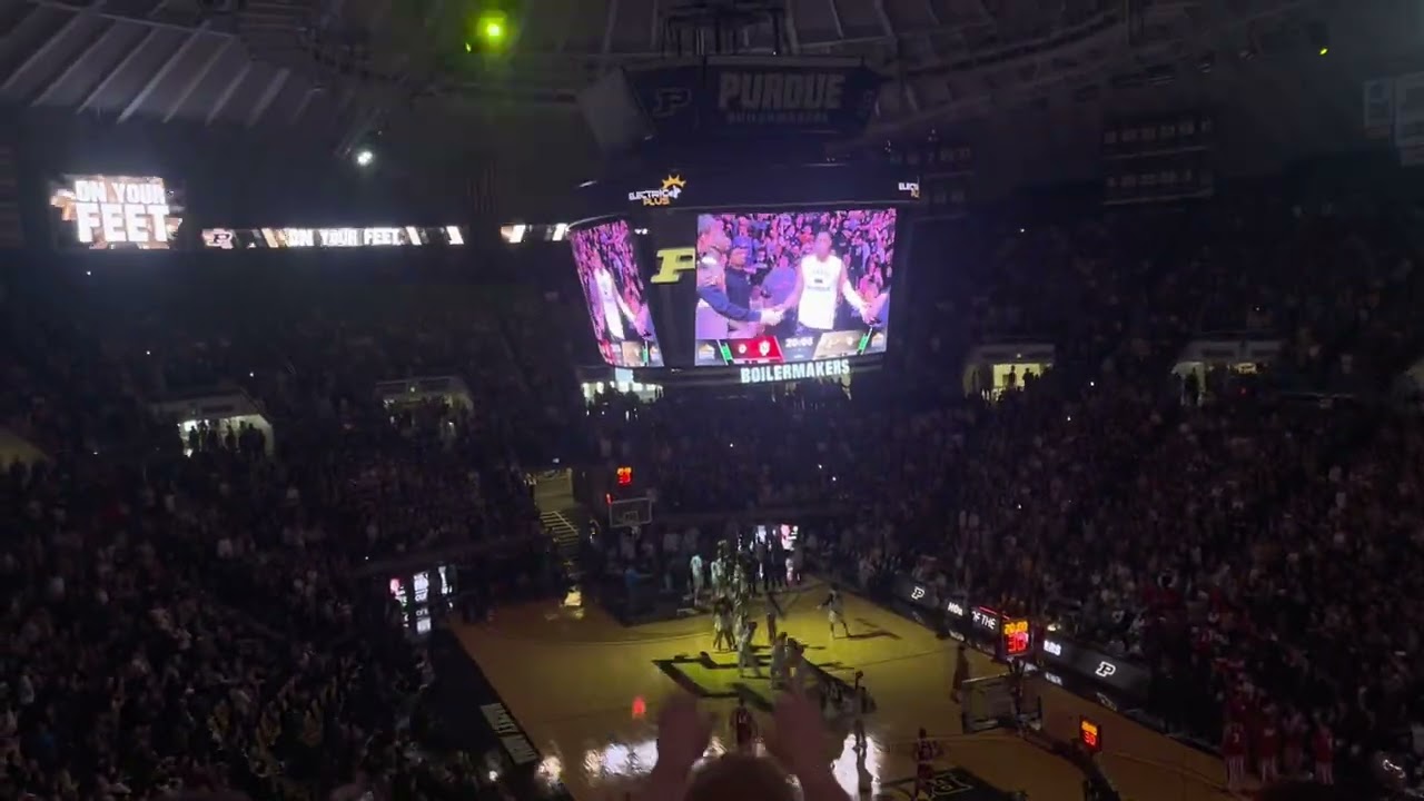 Purdue vs Indiana 2022 Intros - Paint Crew View