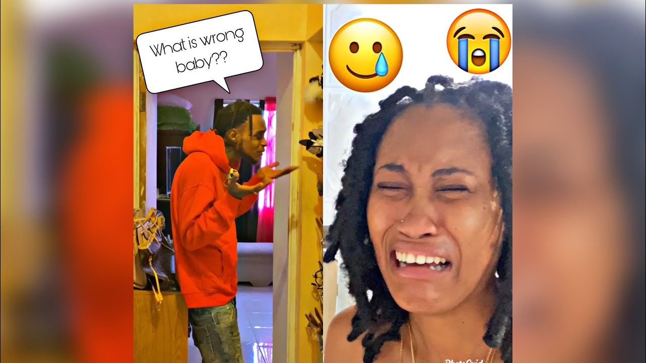 Crying In The Bathroom Prank On Boyfriend To See His Reaction