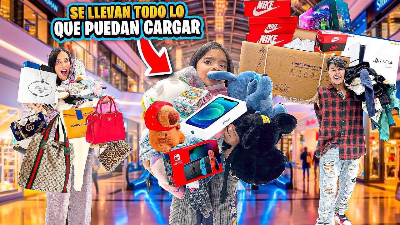 TODO lo que podamos cargar en el centro comercial &iexcl;LO COMPRAMOS!😱💵