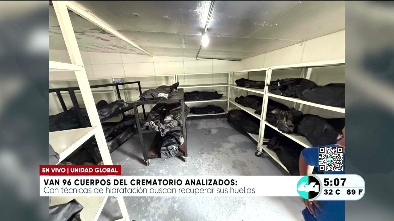 Van 96 cuerpos del crematorio analizados