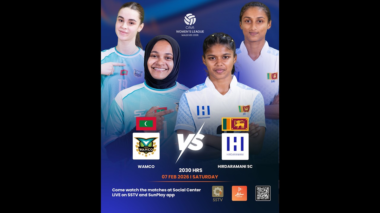 CAVA Women’s League 2025 | Day 4 | Match 8 WAMCO (MDV) vs HIRDARAMANI SC (SRI)