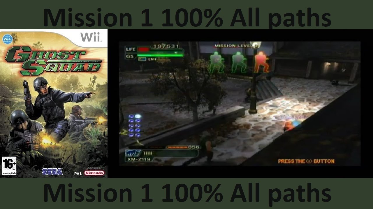 Ghost Squad Wii Mission 1 100% All paths