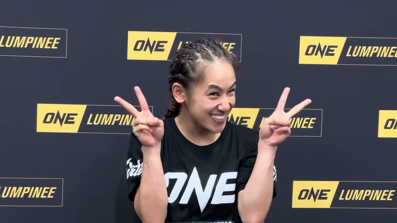 Interview After Fight! Islay Erika Bomogao | ONE LUMPINEE