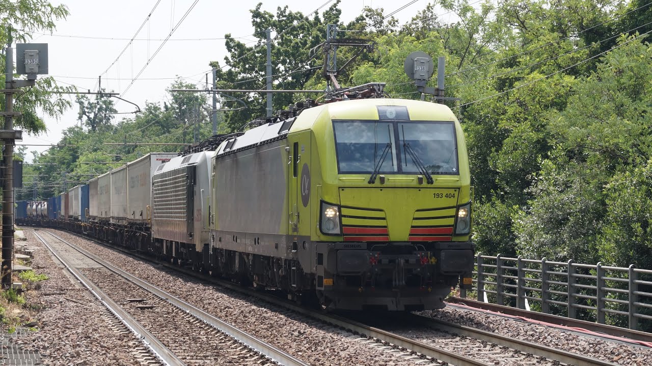 Bahnverkehr in Miramare (IT) // Trainspotting bei Triest // 25.06.2023