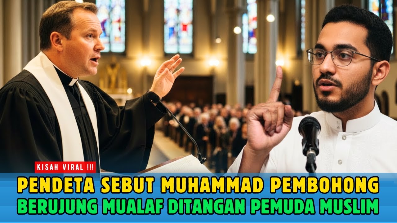 GEMPAR ‼️ AWALNYA HINA ISLAM, PENDETA KRISTEN MUALAF DI TANGAN PEMUDA MUSLIM SAAT DEBAT