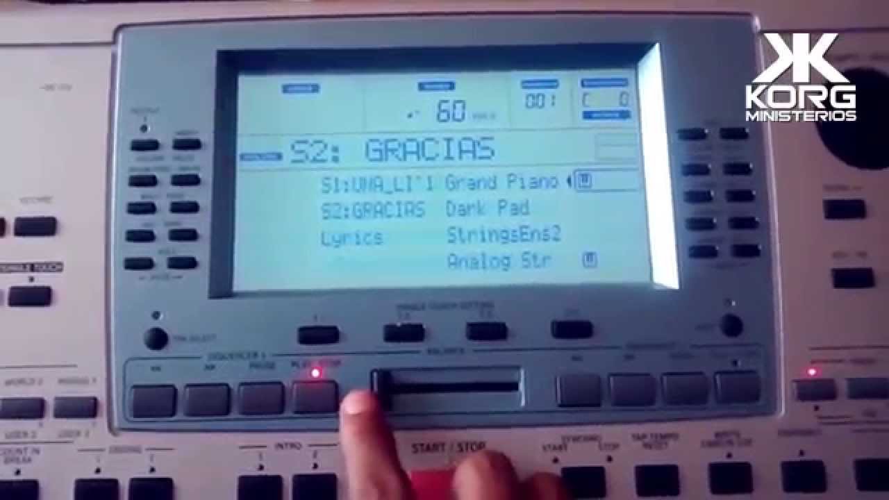 REPRODUCIR PISTA MIDIS KORG PA50 - MICROARRANGER