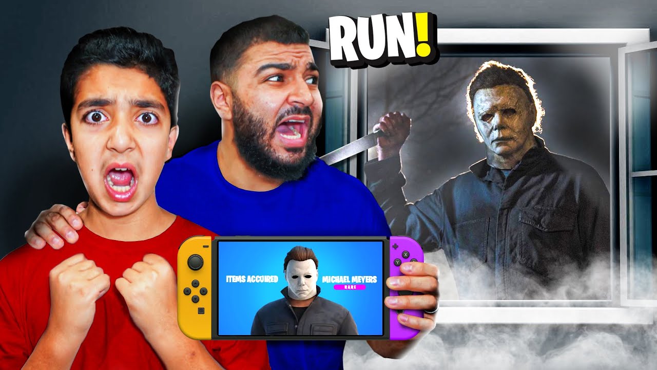 MICHAEL MYERS Broke Into Our House While Playing FORTNITE...