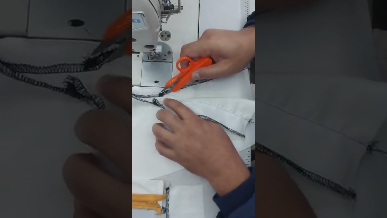 fermeture à glissière avec braguette et sous pont et ceinture enforme