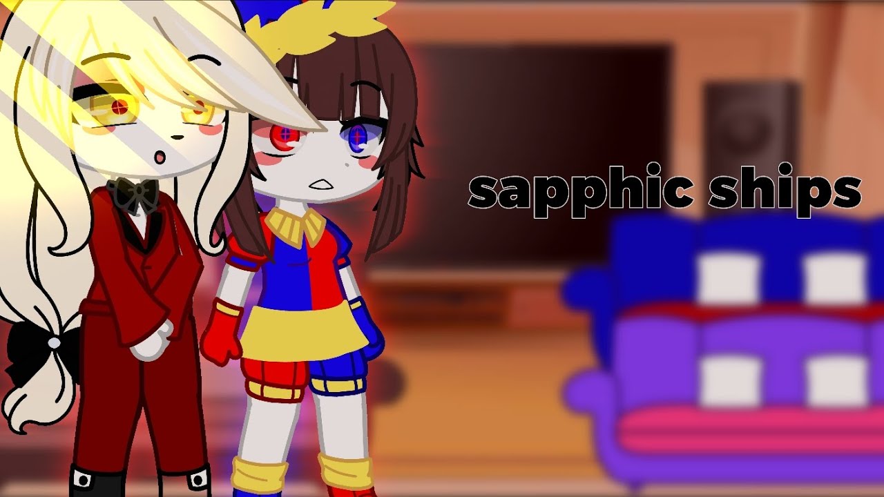 sapphic couples/ships react to eachother|read desc.| original? |my au