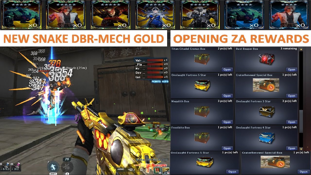 OPENING ONSLAUGHT FORTRESS REWARDS & SNAKE DBR-MECH GOLD REVIEW CFPH