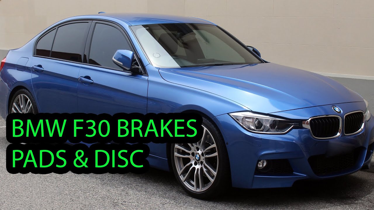 BMW F 30 front brake pads and disc ( plaquettes de frein avant et de disque)
