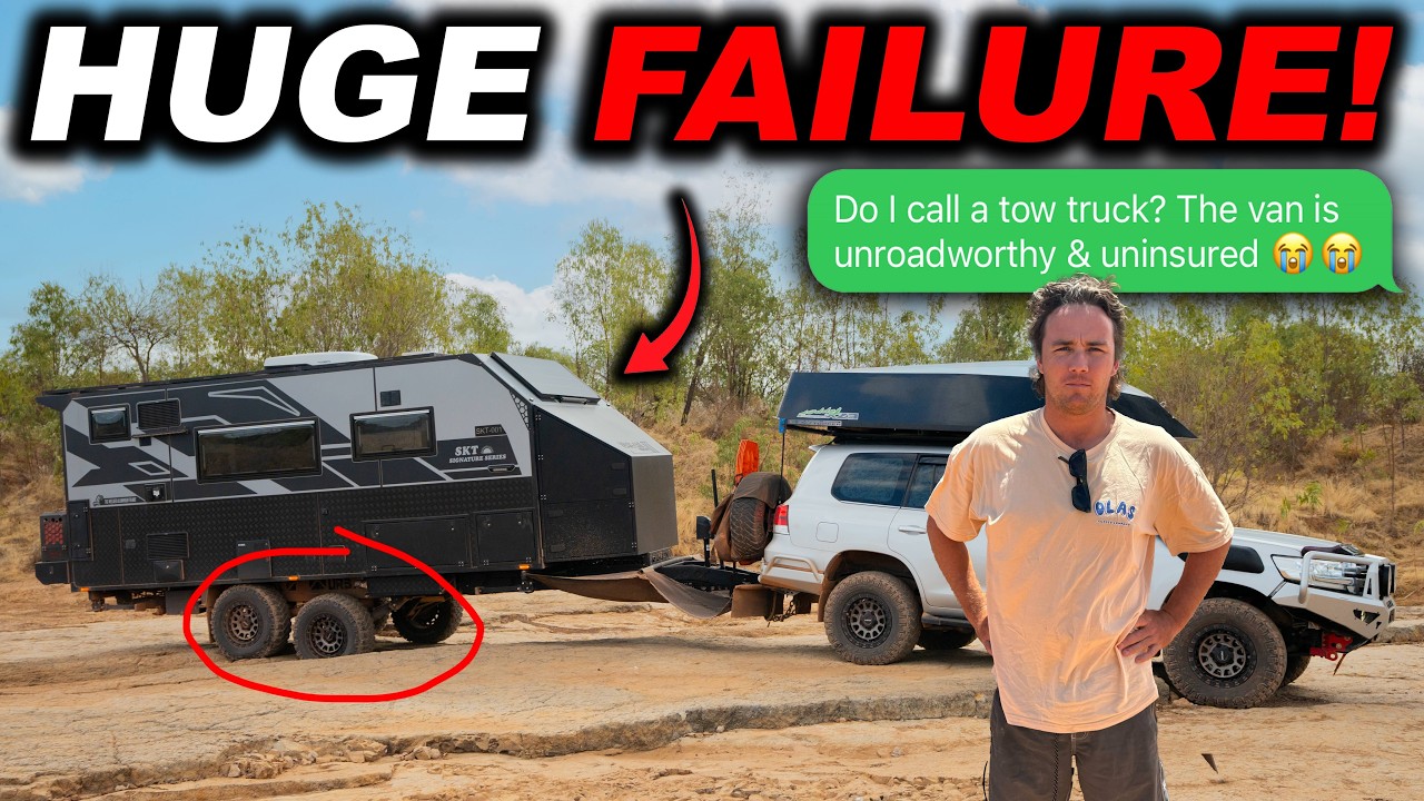 Broke our Caravan on Australia's Toughest Road | Gulf Country Savannah Way | Road Trip Australia