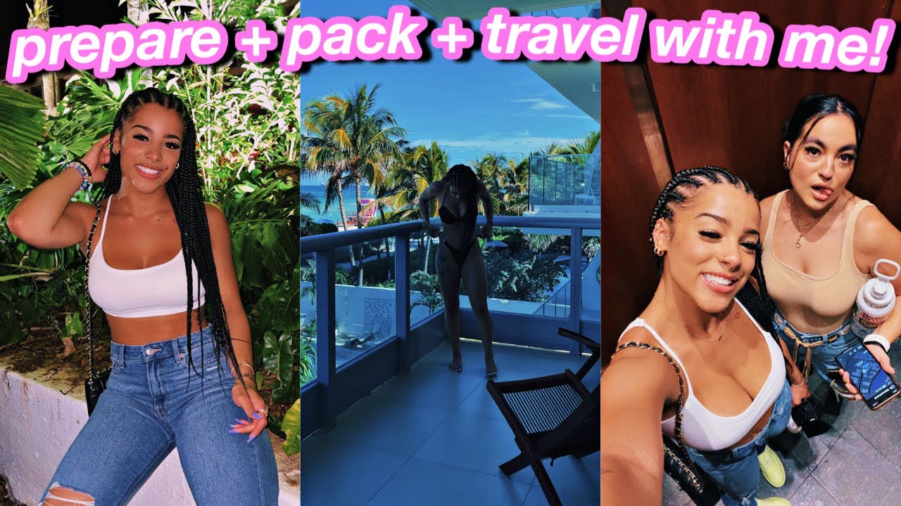 i impulsively flew to miami alone *travel vlog* | Azlia Williams