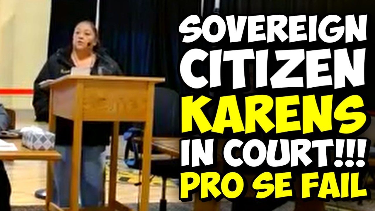 Sovereign Citizen KARENS Who Think LAWS DON'T APPLY To Them In Court!!! Pro Se FAIL!!!